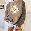 Women Casual Printing Long Sleeve Sweatshirt Pullover Tops Blouse