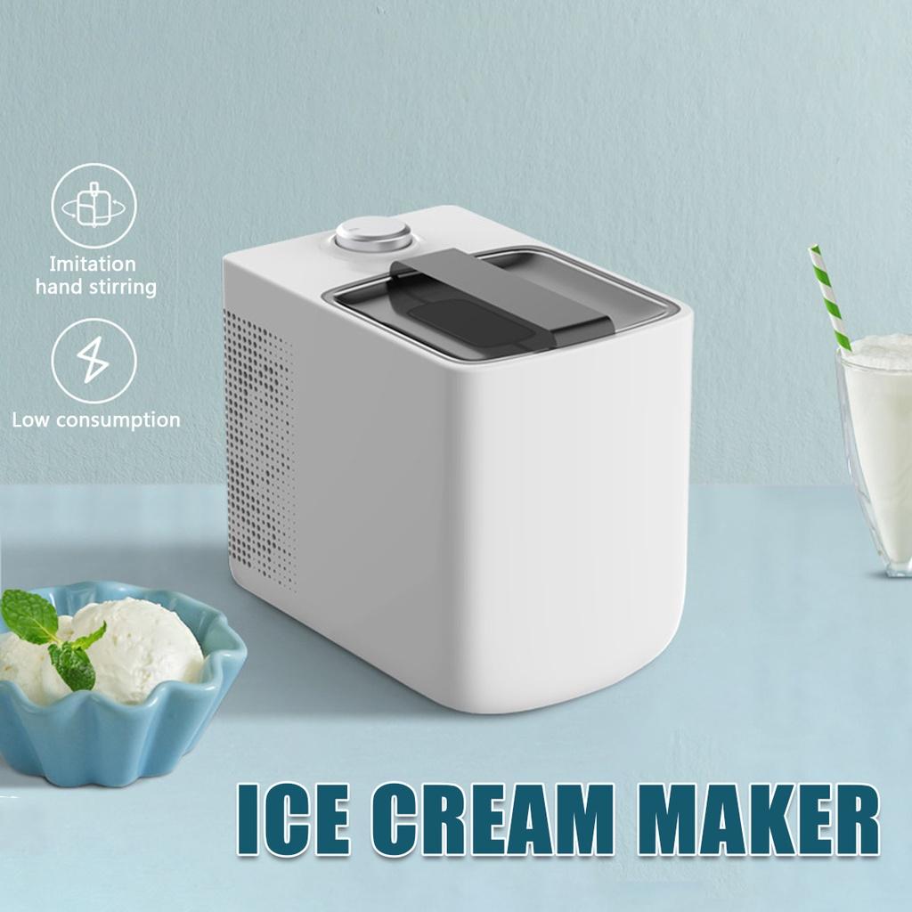 60W Soft Hard Italian Ice Cream Maker Machine 500ML Household Full Automatic Sorbet Fruit Dessert Yogurt Ice Maker