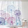 Flowers Butterfly Pattern Shower Curtains Bathroom Curtains Waterproof Polyester Bath Curtain with 12 Hooks Shower Curtain
