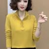 2025 Spring and Autumn Slim-fit Versatile German Velvet Winter Bottom Shirt Women's European Long Sleeve T-Shirt German Velvet Inner Top