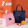 Draagbare Oxford Lunchtas Kantoor Student Handige Lunchbox Vershoudtas Koeltas Draagtas Stel Blauw Roze Voedselcontainer Tas