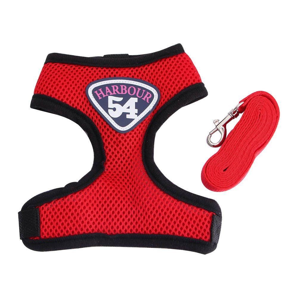 Pet Walking Pet Products Soft Mesh Cat Harness Puppy Dog Supplies Cat Collar Dog Vest Leads Leash