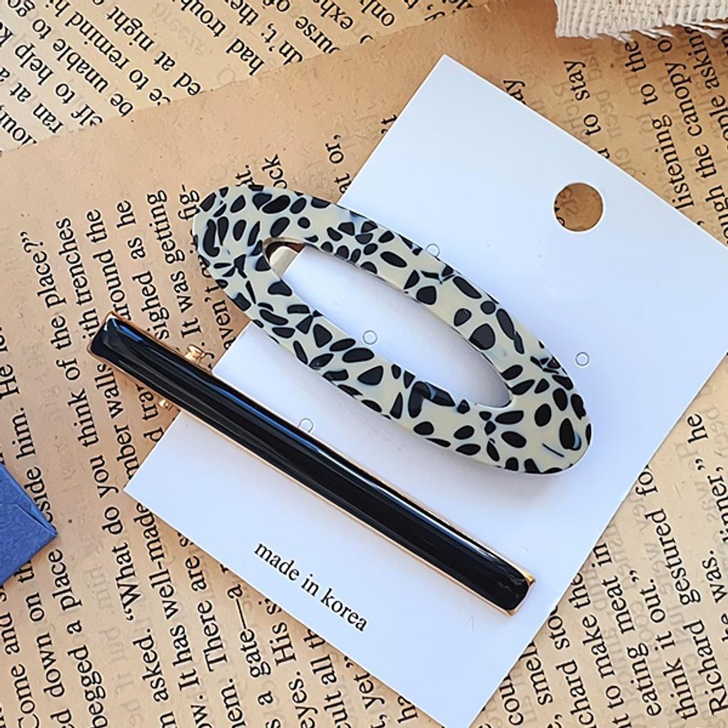 

Women s Hopi 2-piece hairpin with a nice black Hopi point