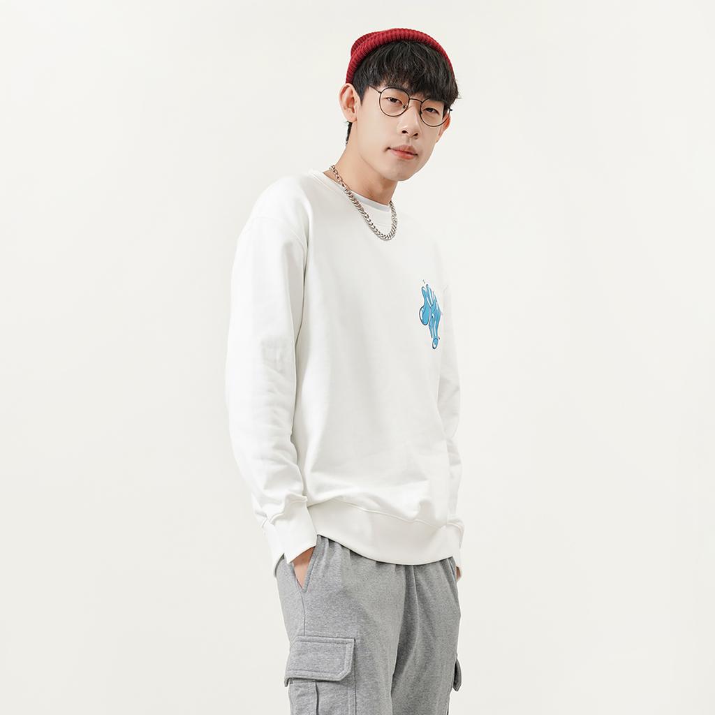 New MLB New York Yankees Sweatshirts Unisex Ivory White 3AMTL0221-50IVS