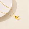 No Fade Stainless Steel Ocean Animal Necklaces For Women Men Accessories Real Gold Plated Shark Fish Tail Turtle Pendant Jewelry