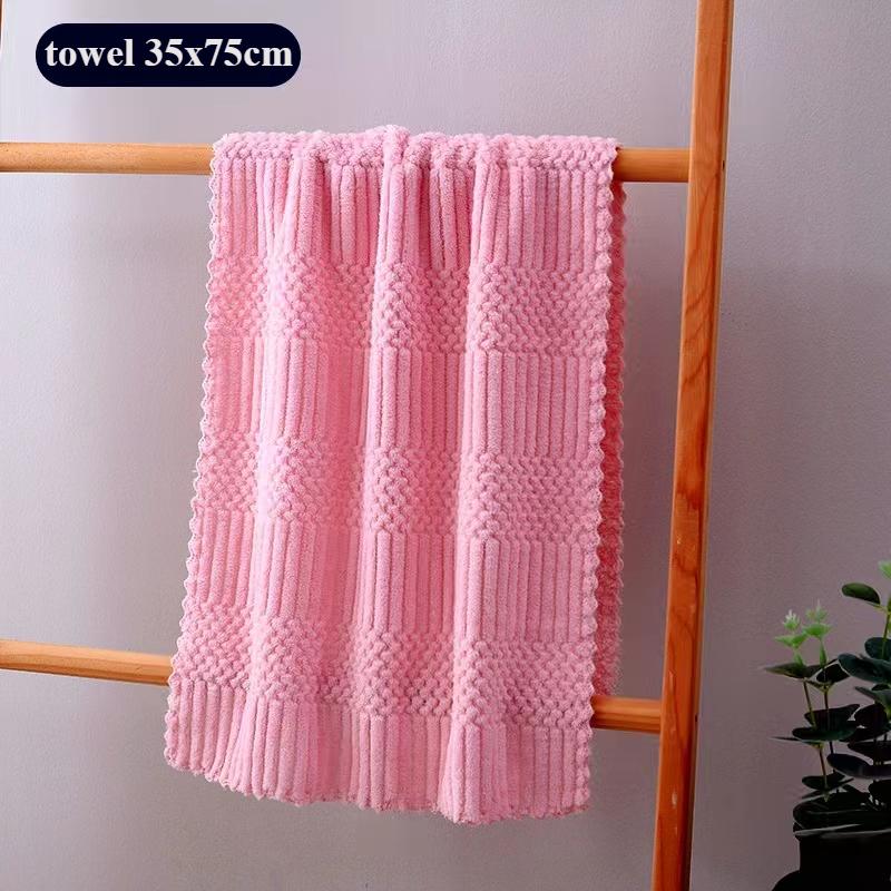 Coral Fleece Absorbent Hair Swimming Face Hand Bath Towel Sets Microfibre Towels Bathroom Towels Microfiber Towel Set Bath Towel