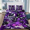3D Print M-Murder D-Drones Bedding Set 3Pcs Bedroom Single Double Size Duvet Cover Pillowcase for Adult Boys Girls