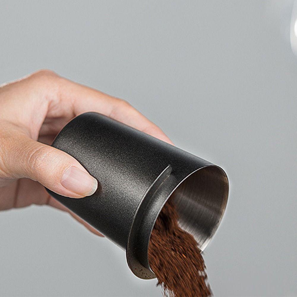 Tasse à poudre pour machine à café en acier inoxydable Tasse à renifler pour espresso Tasse à poudre pour moulin à café