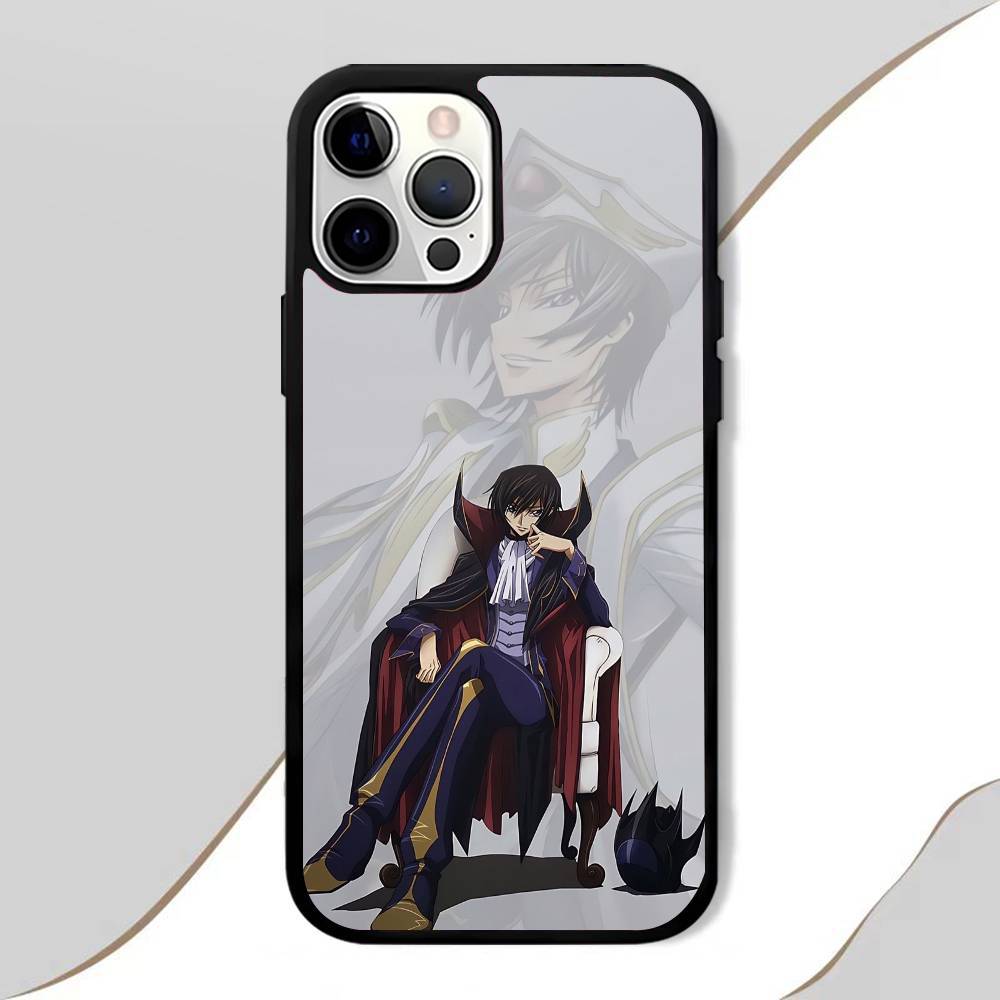 Anime C-Code Geass Phone Case Mobile Suitable For Apple 17 Air 16 PRO MAX 15 14 13 12 11 Patch Black Hard Shell
