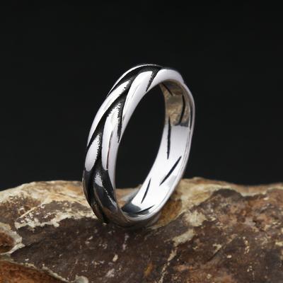 Punk Hip Hop 316L Edelstahl Mode Einfache Ringe Für Männer Frauen Nordisch Wikinger Keltische Knoten Ring Anhänger Party Schmuck Geschenke