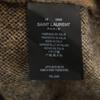 SAINT LAURENT Italian mohair blend Leopard Pattern Long sleeve sweater Women Used