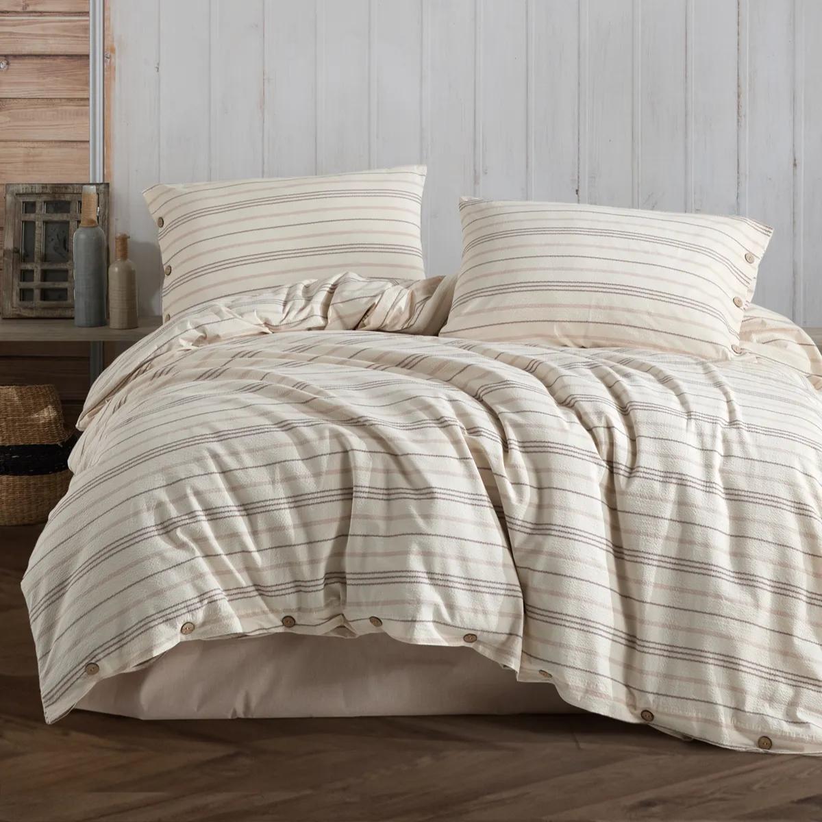 

Набір підодіяльників у смужку зі 100% бавовни, які можна прати подвійно