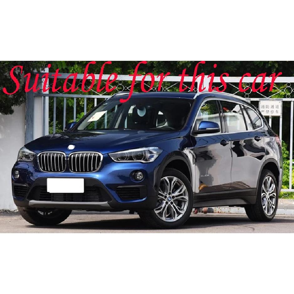 Middle Screening Mesh Front Grille Mesh For BMW X1 2016 2017 2018 2019 Front Grille Net Cover Stainless steel Car Accessories
