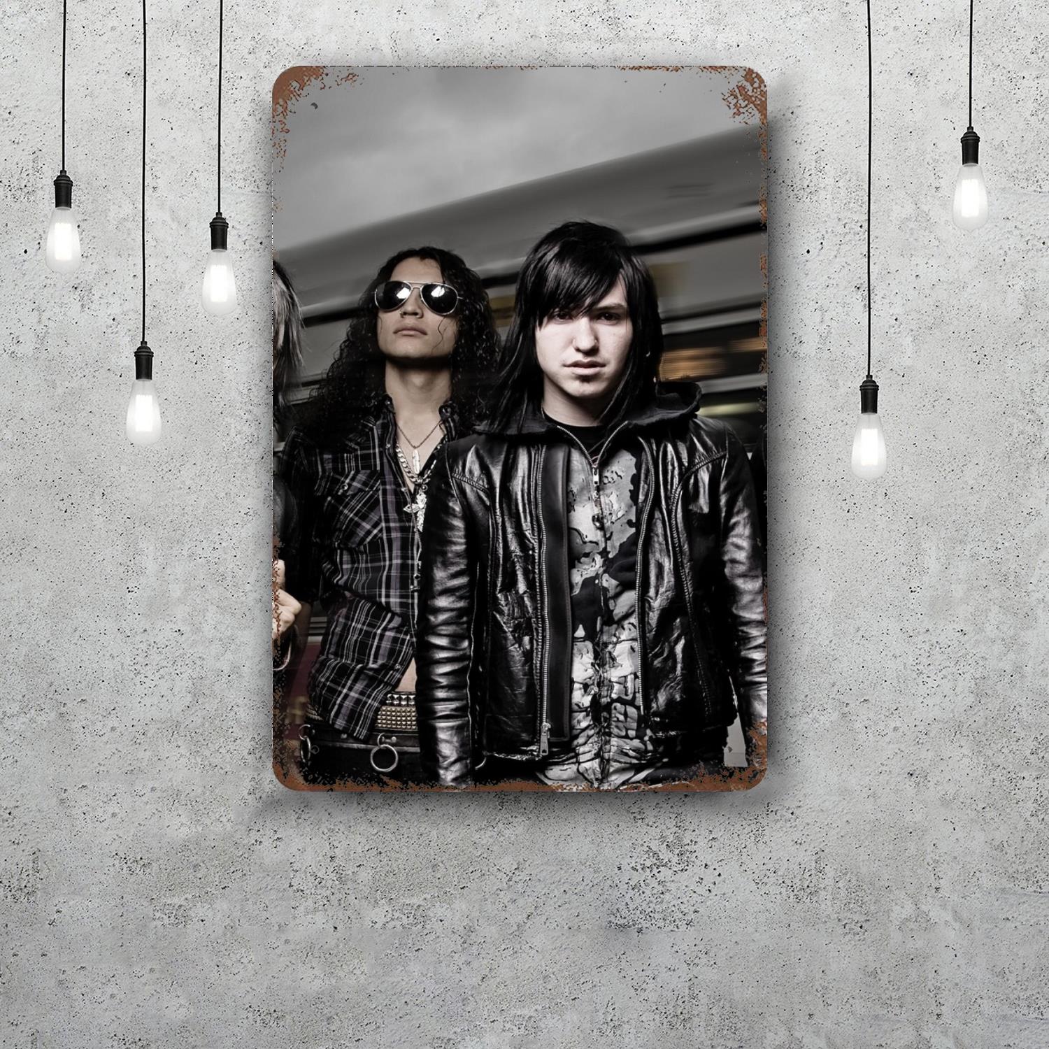 Escape The Fate Metal Signs wall decor Vintage Tin Signs Captain Metal Poster Decor for Bar Pub Club Wall Decoration 20x30cm(7.8x11.8inch)