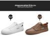 Scarpe da Uomo Basse in Tela Bianca Slip-On - Tendenza Autunnale
