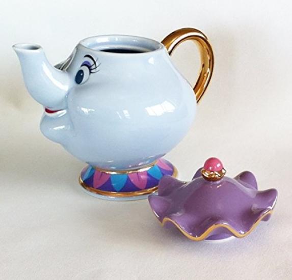 "Skönheten och Odjuret" "Det var en gång" Exklusivt för Tokyo Disney Resort Fru. Pott Tekanna och Chip Tekopp Set