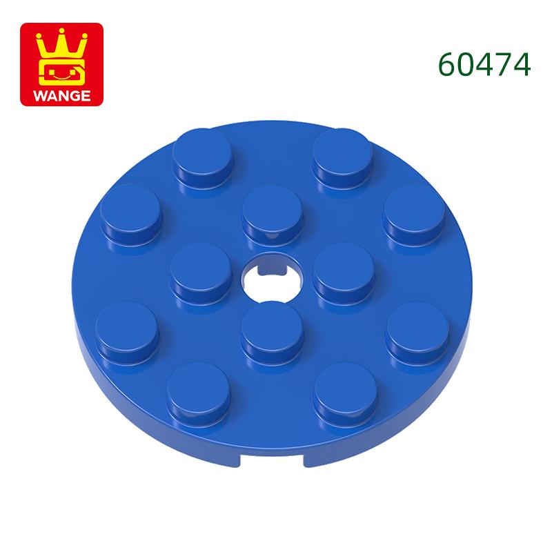 64Pcs/lot 60474 Round 4x4 featuring Pin Hole Construction Bricks Moc Technical Accessories Works With featuring Brick Toy Kids Gift Idea