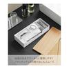 Yamazaki Jitsugyo 10603 Amenity & Accessory Storage with Lid Natural W28.6 x D12.1 x H5.8cm RIN Amenity Case Accessory Case with Dividers