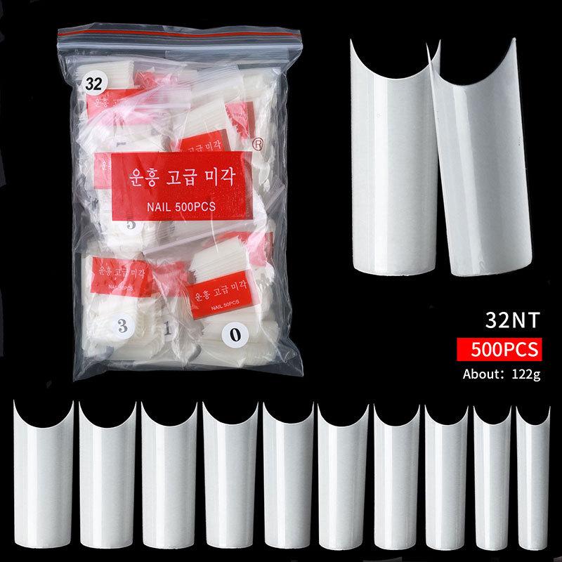 Nail Art French, Autocolant Complet și Autocolant Jumătate, Unghie Balerină, Unghie Țeavă de Apă, Vârf Picătură de Apă Piesă Unghie Pe Stoc