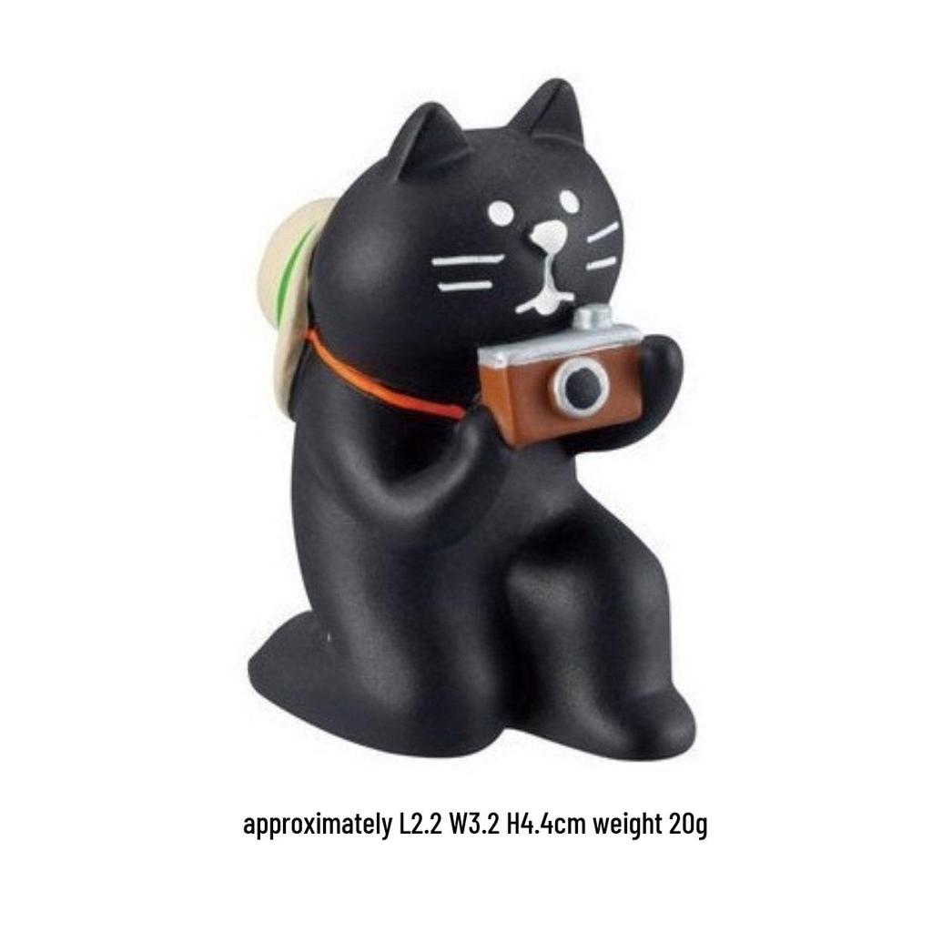 Japanese Cat Zakka Car Ornament - Cute Photo Decorative Mini Resin Craft