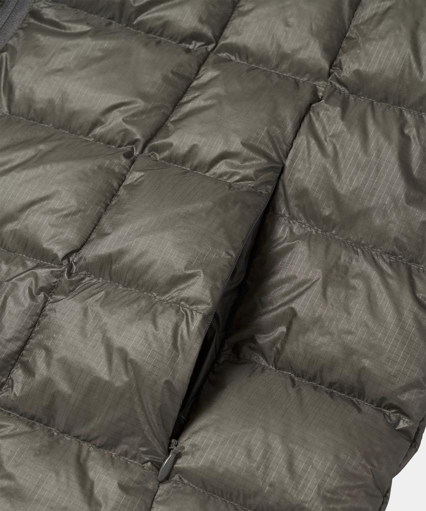 Lettercomo Piece Shell Light Down Liner Padded Dark Khaki