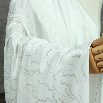 Wide 150cm Cloud Jacquard Fabric Smooth for Clothes Curtains Hanfu Cheongsam Horse Face Skirt Sewing Cloth Breathable