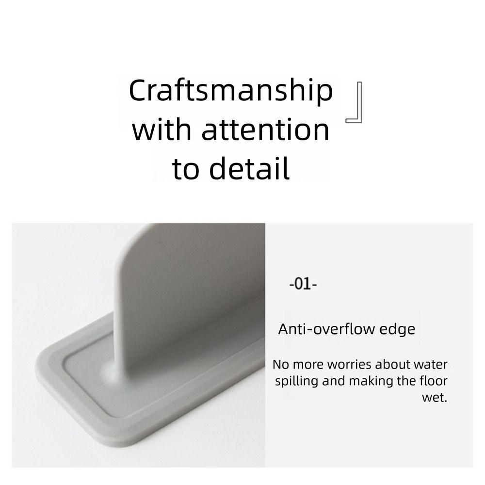 Anti-splash Feature Kitchen Sink Splash Guard Silicone Water Splash Guard  Washing Basin