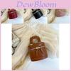 Stylish Mini Pu Bucket Bag For Girls With Chain Crossbody Design Perfect For Kids