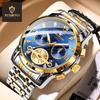 Fen Zun Men's Mechanical Trendy Student Waterproof Sports Watch