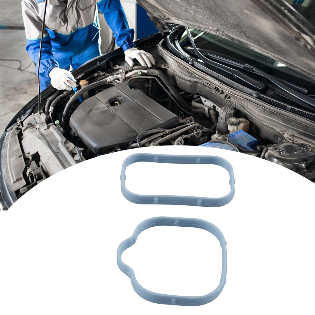 12pcs Professional Engine Intake Manifold Gasket Set Anticorrosion for MS97204 3.6L High Temperature Resistant Silicone