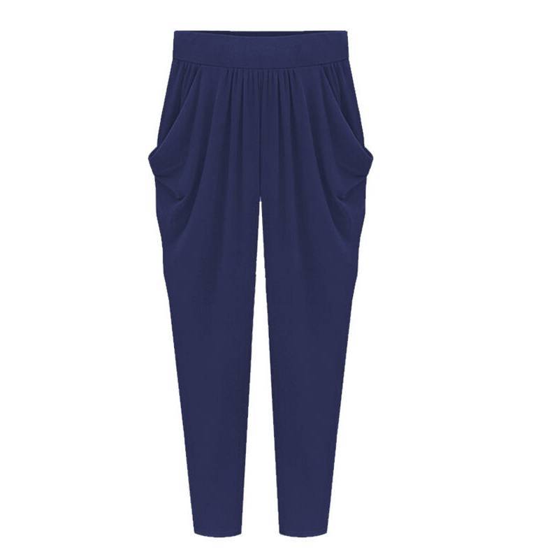 Casual Plus Size Harem Pants For Women With High Waist And Breathable Milk Silk Fabric For Summer Comfort