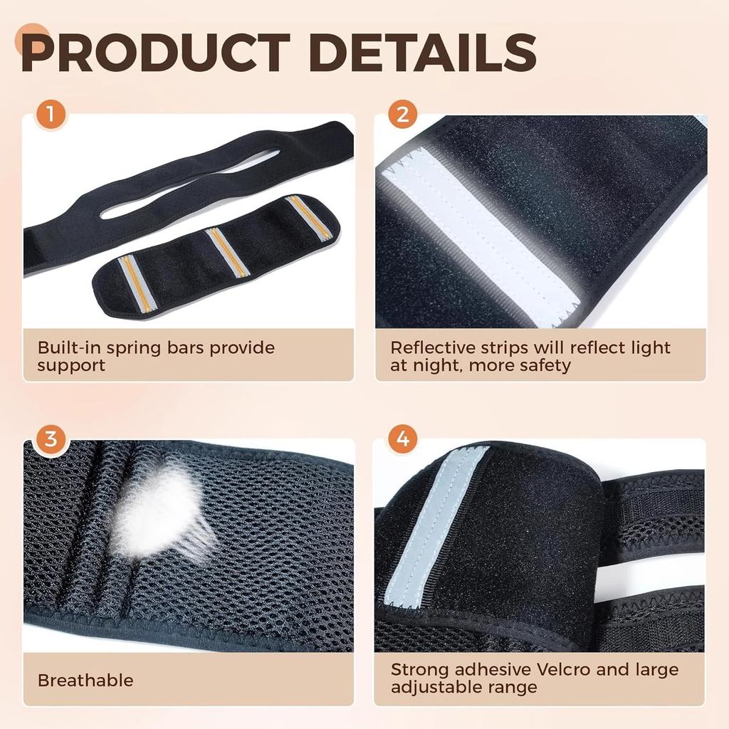 Pet Neck Guard Dog Collar Dog Collar Anti-Lick Sprain Head Cover Post-Surgery Breathable Dog Neck Brace Collar