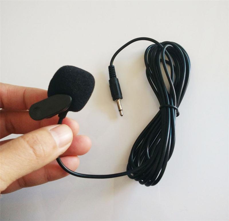 

New Car Stereo 3.5mm Black External Microphone For Bluetooth Enabled Stereo DVD MP5