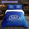 Ropa de Cama Temática del Portsmouth FC Juego de 3 Piezas Funda Nórdica Ropa de Cama Decorativa Para Habitación de Adolescentes Decoración del Hogar