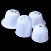 2Pcs Ceilingfan Accessories Light Shade Rubber Cover Replacements 23Mm Hole White Color Easy Installation Wide Compatibility