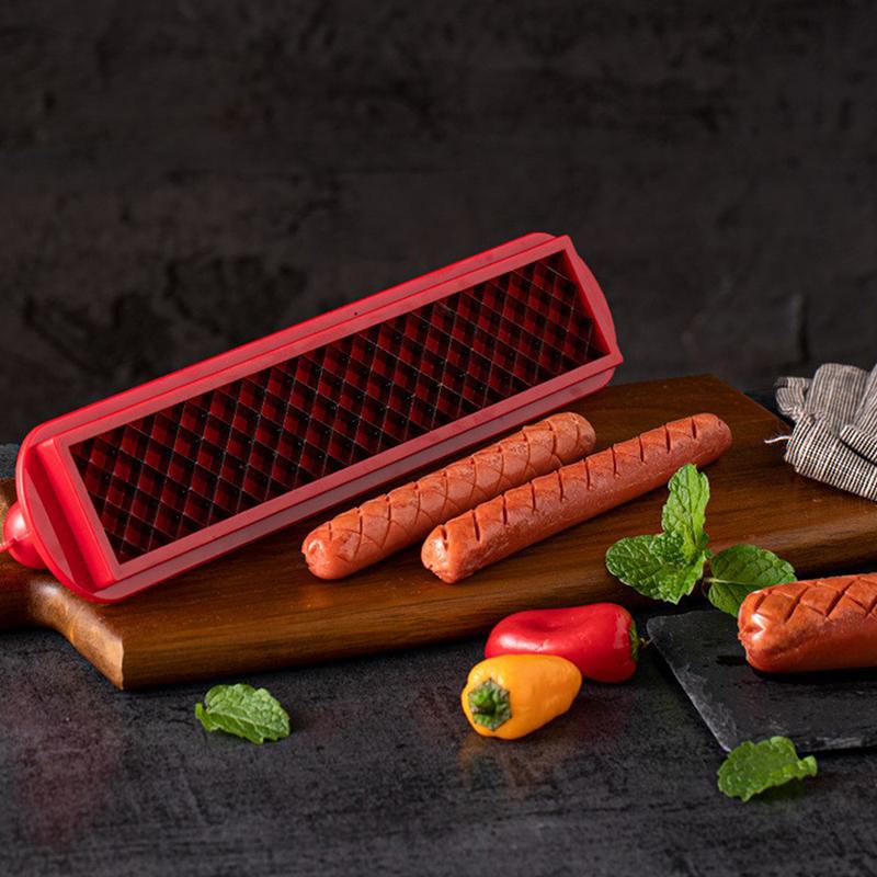 Dog Slicer Criss Cross Durable - Abs Plastic, Perfect For Crispy Edges Criss Cross Household Kitchen Supplies Accessories