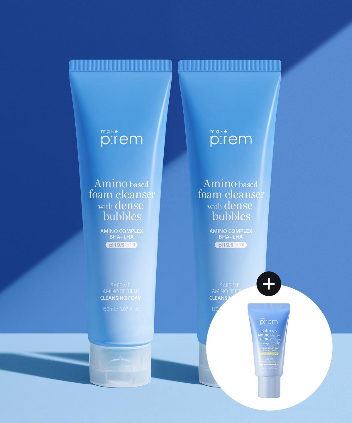 [2 Pack/Free Gift] Amino Refresh Cleansing Foam 150ml