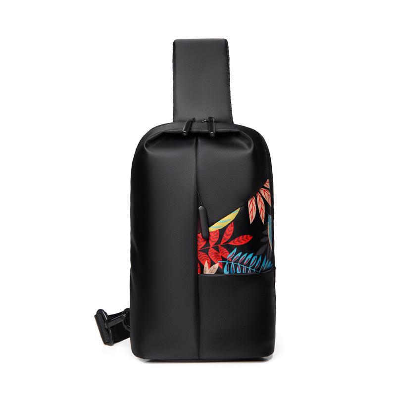 2021 Men's Crossbody Business Chest Bag - Fashionable Outdoor and Leisure Small Shoulder Bag & Waist Bag