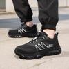 Lightweight Breathable Rotary Buckle Work Sneakers Protective Shoes Safety Industrial Puncture-Proof Anti-smash Steel Toe Shoes