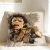 Pillow Cover MJ King Of Pop M-Michael J-jackson  Novelty Pillow Case For Living Room Chair Pillowcases