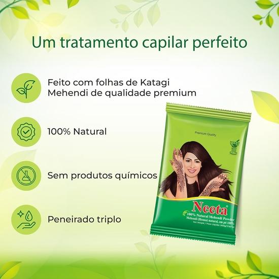 NEETA PULBERE MEHENDI 100% NATURALĂ 500 G