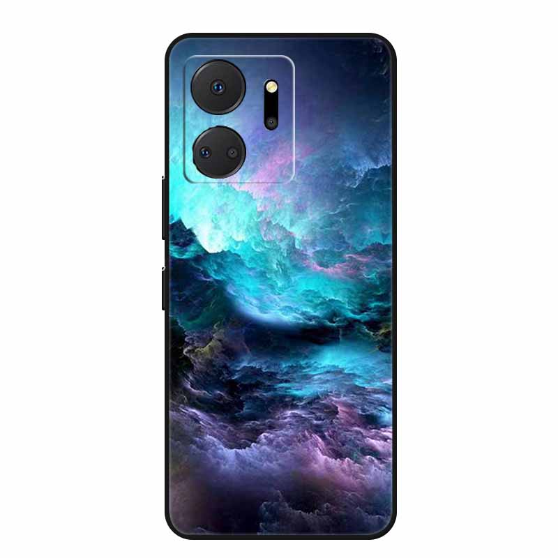 Handyhülle Für Honor X7a Rückseite Hülle X 7 a Coque Stoßfest Schwarzes Silikon Weiche Funda Für Honor Play 7T 7 T Hülle Play7T Capa