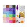 HappyHome Beads Clay Flat Craft Accessories Charm Set Accessory Parts DIY Threading Beads Handmade Accessories Tweezers with Wire