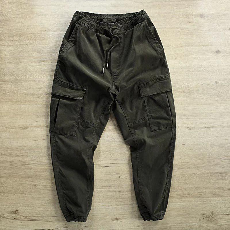 Men's Trendy Japanese Loose-Fit Work Overalls for Spring and Autumn
