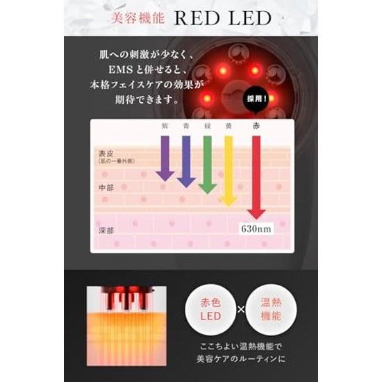 WAVEWAVE Beauty Device Home Esthetic Equipment EMS Tightening Cupping Upper Arm Care Facial Suction Function Fat Red LED Face Body (main Unit Only)