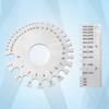 Stainless Steel Anti-rust Plate Ruler Wire Gauge Thickness Measurement Measuring Tool