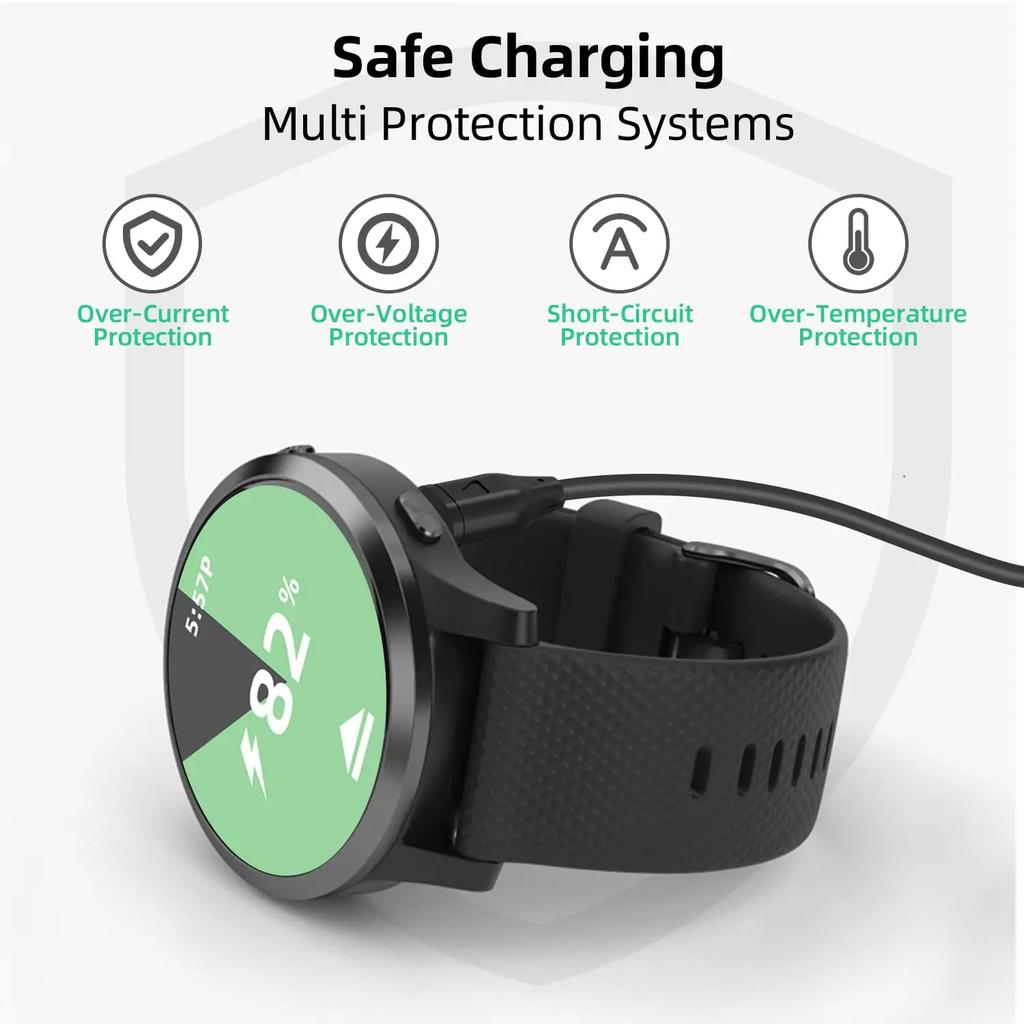 For Garmin Fenix 8 7 5X 6S Pro USB C Charging Cables Smartwatch Type C Quick Charger Cord for Garmin Fenix Dust Plugs Accessory