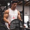 Mens Casual Fitness Sleeveless Splicing Shirts Gym Bodybuilding Sports Running Vests Workout Muscle Cotton Breathable Tank Tops