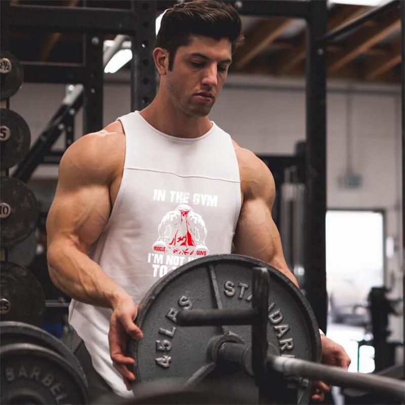 Mens Casual Fitness Sleeveless Splicing Shirts Gym Bodybuilding Sports Running Vests Workout Muscle Cotton Breathable Tank Tops