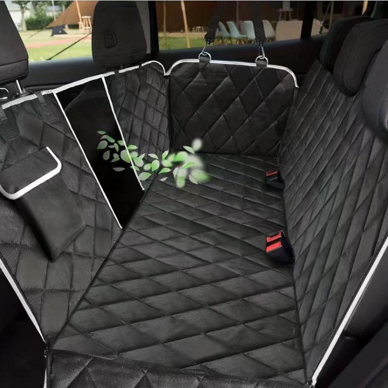 Pet Car Seat Cover & Dog Bed: Anti-Stain Back or Front Seat Protector for Medium & Large Dogs